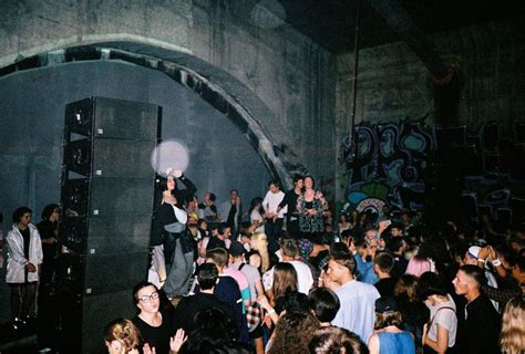Underground music scene combining elements of witch house and techno